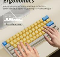 MUCAI-Teclado mecánico con cable USB para juegos, interruptores ópticos Gateron para escritorio, eje retroiluminado LED, 61 teclas - details 3