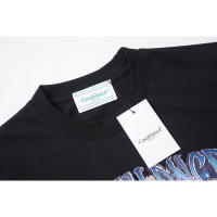 Nueva colección de verano con logotipo impreso frontal, camiseta deportiva de algodón puro con cuello redondo para hombre, camisa informal de estilo básico para pareja - details 2