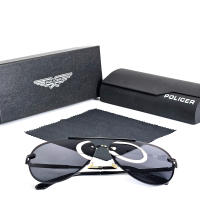 2025 POLICER Gafas de Sol Pilot para Hombre UV400 Polarizadas, Regalo Familiar para Viajes y Piscina, Diseño Retro Italiano 3028 - details 6