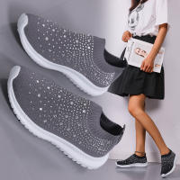 Zapatos individuales informales de estilo deportivo para mujer, Flyknit con diamantes de agua a la moda, primavera 2023 - details 2