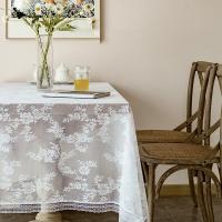 Mantel de Encaje Blanco Vintage Ideal para Hoteles, Bodas, Fiestas, Picnics - details 7