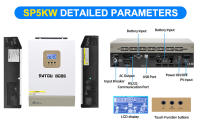 Inversor Paralelo DATOUBOSS 5000W Waveform Puro Sine 48V-240V Carga Múltiple de Dispositivos - details 7