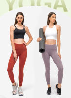 SHINBENE-mallas deportivas de cintura alta para mujer, Leggings elásticos, suaves, sensación desnuda, para gimnasio, Yoga - details 0