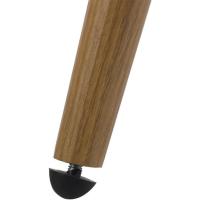 Juego de 4 sillas de comedor con asiento y respaldo suaves, con patas de metal macizo, para salón, dormitorio, cocina o comedor, ante marrón - details 87