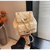 Nuevo Bolso De Estudiante Elegante Y Sencillo, Bandolera Multifunción De Alta Gama, Mochilas De Mujer Con Cadena De Diamantes - details 31