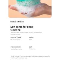 Cepillo de Baño para Mascotas de Silicona Suave Masajeador de Limpieza para Perros y Gatos - details 2