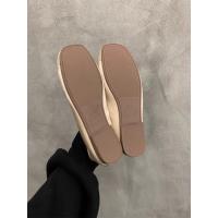 De suela plana solo zapatos femeninos primavera y otoño hadas viento un pedal arco de suela suave cabeza redonda poco profunda boca beanie zapatos ballet solo zapatos - details 8