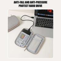 Nuevo Bolsa organizadora de viaje, bolsa organizadora, funda de transporte, bolsas de almacenamiento portátiles impermeables de doble capa para Cable - details 3