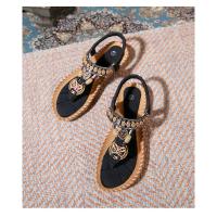 Elegantes Sandalias de Tacón Alto para Mujer Punta Redonda con Diamantes de Imitación - details 48