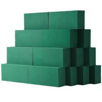 Bloques de espuma de poliestireno verde para decoración del hogar, soporte de flores artificiales, bricolaje, 10 piezas - details 0
