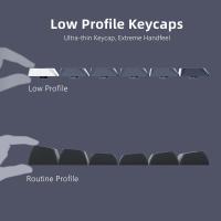 Teclas PBT de bajo perfil para Gamer, teclas delgadas personalizadas para 144, 60%, 65%, 75%, Gateron Cherry MX, interruptores mecánicos, 100% teclas - details 2