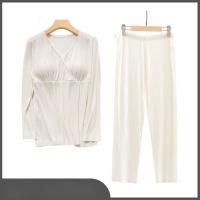 Conjunto de ropa de lactancia de maternidad fina para amamantar, pijama de posparto, otoño e invierno - details 3