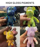 DIY Painting White Embryo Fluid Plastic Hand Painting Violence Bear Toy Model Doll Parent-child Building Block Bear Doll Gift - details 14