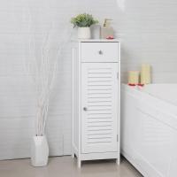 Almacenaje Pequeño Cajón Puerta Persiana Salón Dormitorio 30 x 32 x 87 cm Blanco - details 3