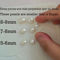 Pendientes de perlas naturales de agua dulce para mujer, cuentas Nude con forma de moño al vapor, joyería clásica de boda, accesorios diarios, 7-8mm - details 3