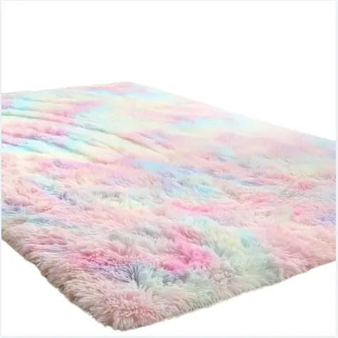 Alfombra de Crepúsculo Colorida Alfombra Suave Antideslizante para Dormitorio, Escritorio, Sala de Estar 120X160cm - 1