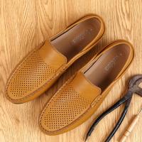 Zapatos Informales de Verano para Hombre Mocasines de Cuero con Transpirabilidad sin Cordones - details 5