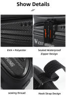 WEST BIKING-bolsa impermeable para bicicleta, bolsa para tubo frontal, soporte para teléfono móvil con pantalla táctil, accesorios para ciclismo de montaña y carretera - details 15
