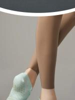Calcetines de algodón transpirables con espalda descubierta, medias profesionales antideslizantes para Yoga, Pilates, baile, Fitness, deportes, Color sólido - details 40