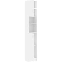 Armario de Baño de Madera Ingeniería Lavadora, Estante, Ducha, Inodoro 32x25,5x190 cm - details 47