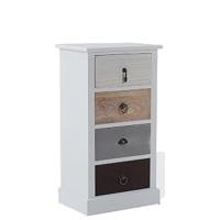 Cajonera, Madera, Bianco, 84x37x27 cm - details 2