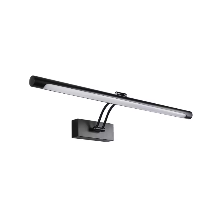 Lámpara Led de pared para interiores, candelabro moderno de 80 y 100cm para aplique de pared, iluminación de baño, color negro y plateado - 1