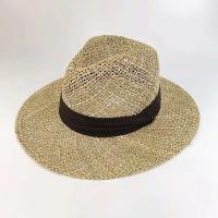 Verano Mujer transpirable hueco Panamá para hombres vacaciones playa sombrilla Sombrero de paja Sombrero Hombre - details 4