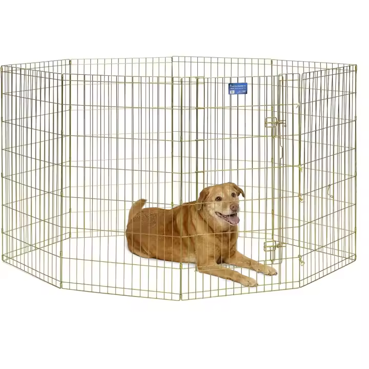 MidWest Homes for Pets modelo 550-36 Parque o corralito para perros sin puerta, 60,96 x 91,44 cm, con revestimiento en negro. - 1