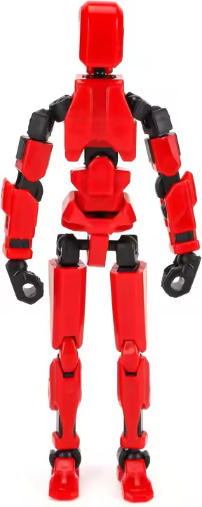 Juego de figuras de acción T13, impresas en 3D, articuladas, figuras de acción Titan 13, robot móvil multiarticular Lucky Nova T-13, decoraciones de escritorio para juguetes para amantes de los juegos - 1