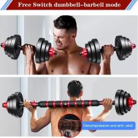 Pesas con Barra Libremente Combinable, 10/15KG 2 En 1 Kit de Levantamiento de Pesas para Gimnasio en casa, Pesos Fitness para Hombres/Mujeres - details 4