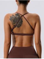 Conjunto de Yoga Transpirable y Elástico Incluye Sujetador de Trabajo para Mujeres, Pantalones de Correr, Entrenamiento de Pilates, Ropa Deportiva para Primavera/Verano Material de Nylon y Spandex - details 5