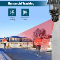 Cámaras de Seguridad Solar KEPEAK 9MP, Visión Nocturna, Detector de Humano, Seguimiento Automático, Sirena de Alarma, Impermeable, Uso Interior y Exterior - details 3