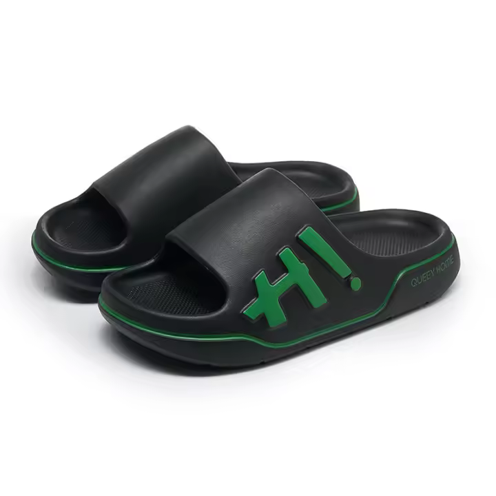 Zapatillas de hombre verano 2025 nuevas de fondo grueso antideslizante interior hogar baño exterior de gran tamaño deportes sandalias de uso - 1
