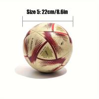 Balón De Fútbol De Tamaño 5, Balón Profesional Para Entrenamiento Y Competición, Con Aguja Y Balón rojo - details 4