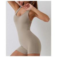 Mono deportivo de yoga sin mangas para mujer, mono ajustado para entrenamiento, ropa deportiva - details 11