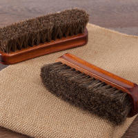 Cepillo de pelo de caballo con cerdas para lavandería doméstica, limpieza de zapatos pequeños, pulido de madera para - details 6