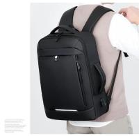 Mochila expandible para portátil para hombre, bolsa impermeable negra para Notebook, 16 pulgadas, 17 pulgadas, mochila - details 25