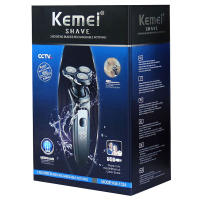 Kemei-Afeitadora eléctrica para hombre, máquina de afeitar con pantalla LCD, resistente al agua, en seco y húmedo, recargable, compatible con Philips Series 7000 - details 4