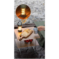 Al aire libre bluetooth audio camping luz inalámbrica luz ambiental pequeña portátil de mano tienda de campaña de larga duración luz LED - details 11