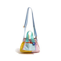 Bolsa de nubes de color arcoíris, tamaño pequeño, bolso para un solo hombro. - details 5