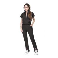 Túnica multicolor de alta calidad, traje de trabajo para Spa, uniforme de Hospital para enfermeras, conjuntos de exfoliantes para mujer, conjunto con cremallera, uniformes médicos de manga corta - details 10
