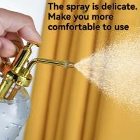 Botella de pulverización de vidrio Retro tipo empuje, gota de lluvia, regadera de jardín a presión manual, aspersor de planta gruesa de niebla fina, hervidor de interior - details 9