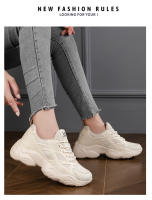 Nueva pareja de zapatos de papá, plataforma para mujer, deportes, aumento de los zapatos casuales para correr - details 16