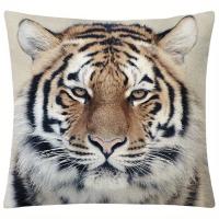 1 Funda De Almohada Con Diseño De Tigre De Animales, Funda De Lino nórdico Para Sofá De Sala De Estar - details 7