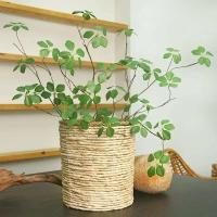 Hoja artificial de Guanyin, 90cm/35,4 pulgadas, estilo Pastoral fresco, mesa para sala de estar, plantas de ración - details 1