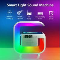 Soporte de cargador inalámbrico, Altavoz Bluetooth, despertador, luz RGB,estación de carga rápida para iPhone, Samsung, Xiaomi - details 6