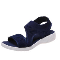 Sandalias Romanas de Verano para Mujer, Plataforma con Cuña, Rosa/Azul/Negro - details 7