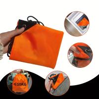 Mochila de poliéster con cordón, bolsa de almacenamiento ligera y plegable - details 2