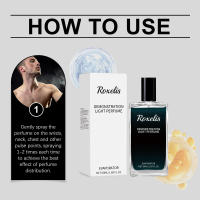 Perfume Roxelis para Hombre, fragancia duradera detrás de las orejas y en las muñecas, exuda encanto masculino y un perfume fresco y ligero. - details 2