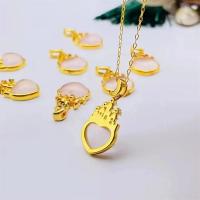Colgante de Castillo de Concha Blanca de Oro 18K Auténtico Regalo Romántico Clásico para Mujer - details 1